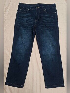 Tahari Dark Blue Relaxed Women’s Jeans - 8P